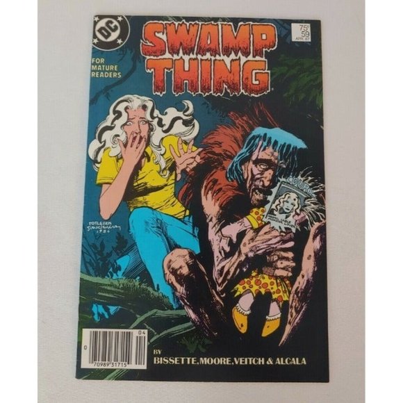 DC Comics The Saga Of The Swamp Thing VTG Copper Age Lot Issues 57-59 Alan Moore - Picture 6 of 9